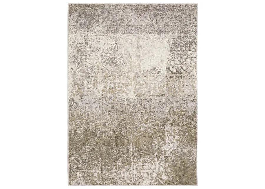 Nebulous 3'3" x 5' Beige/Ivory Rug