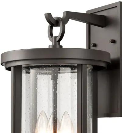 Brison 18'' High 3-Light Bronze Outdoor Sconce