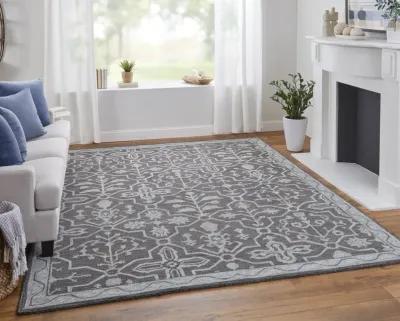 Fallon 8839F Gray/Blue/Ivory 5' x 8' Rug