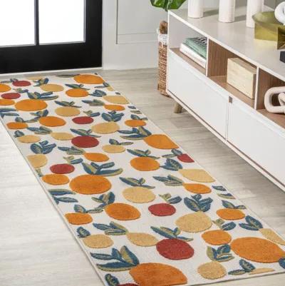 Limone Bold Lemon High-Low Indoor/Outdoor Area Rug