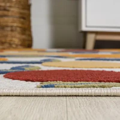 Limone Bold Lemon High-Low Indoor/Outdoor Area Rug