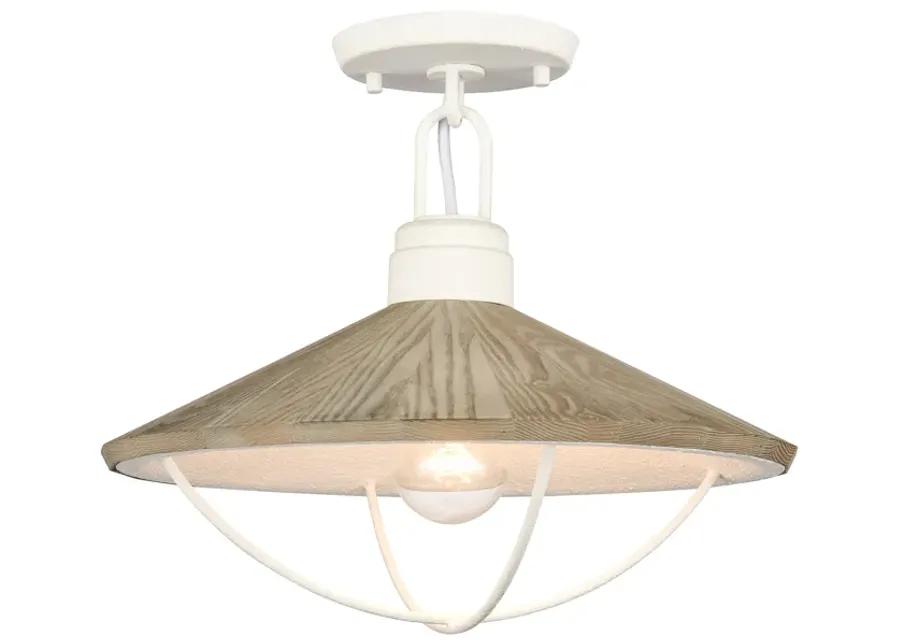 Cape May 14'' Wide 1-Light Semi Flush Mount