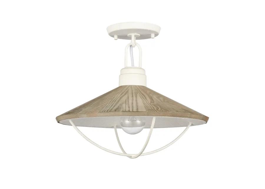 Cape May 14'' Wide 1-Light Semi Flush Mount