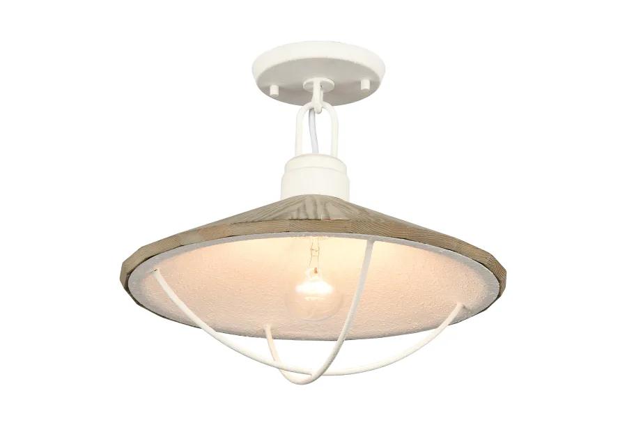 Cape May 14'' Wide 1-Light Semi Flush Mount