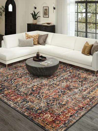 Jericho JC3 Charcoal 5' x 7'6" Rug