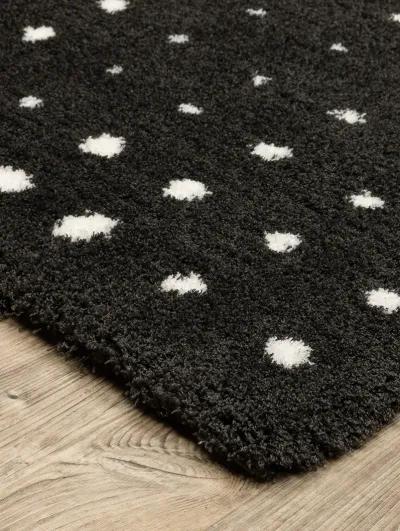 Galileo 3'10" x 5'5" Black Rug