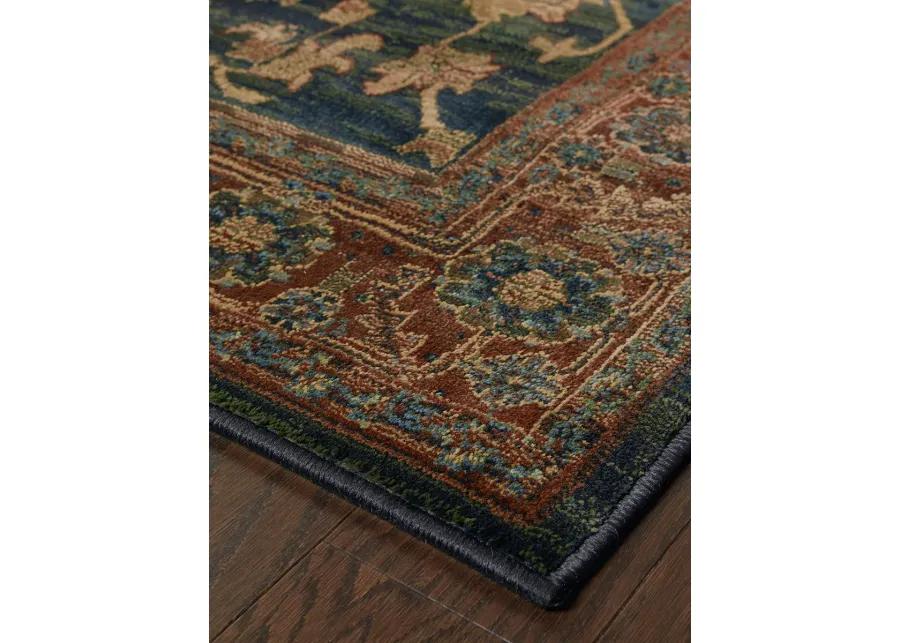 Kharma 2' x 3' Blue Rug