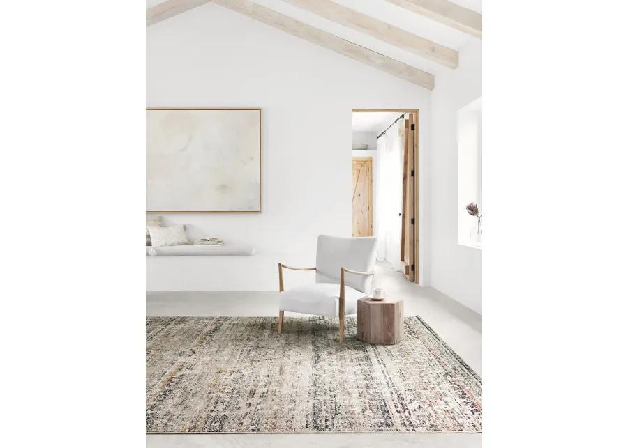 Theia THE03 Taupe/Multi 5' x 8' Rug