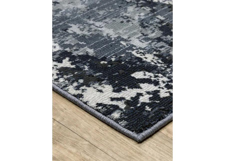 Caravan 7'10" x 10'10" Blue Rug