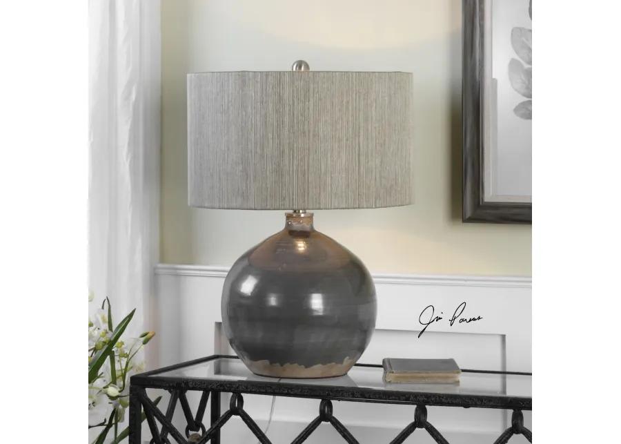 Uttermost Vardenis Gray Ceramic Lamp