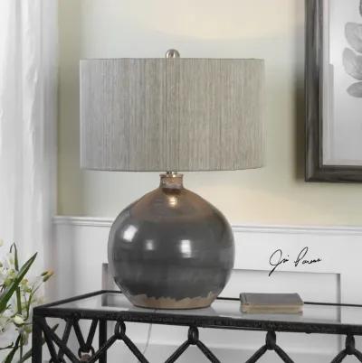 Uttermost Vardenis Gray Ceramic Lamp