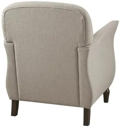 Gracie Mills Herbert Upholstered Flared Arm Accent Chair