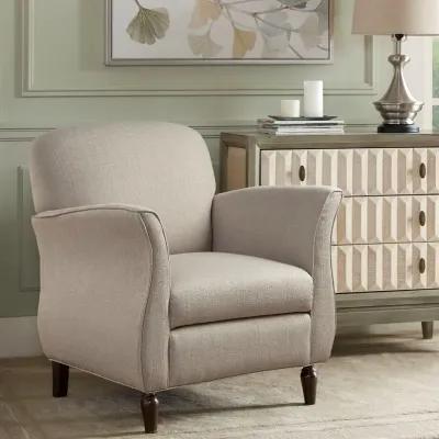 Gracie Mills Herbert Upholstered Flared Arm Accent Chair