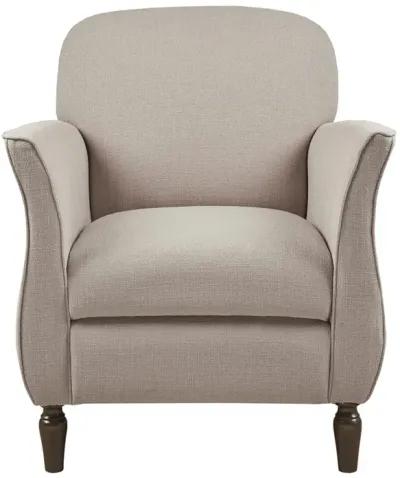 Gracie Mills Herbert Upholstered Flared Arm Accent Chair