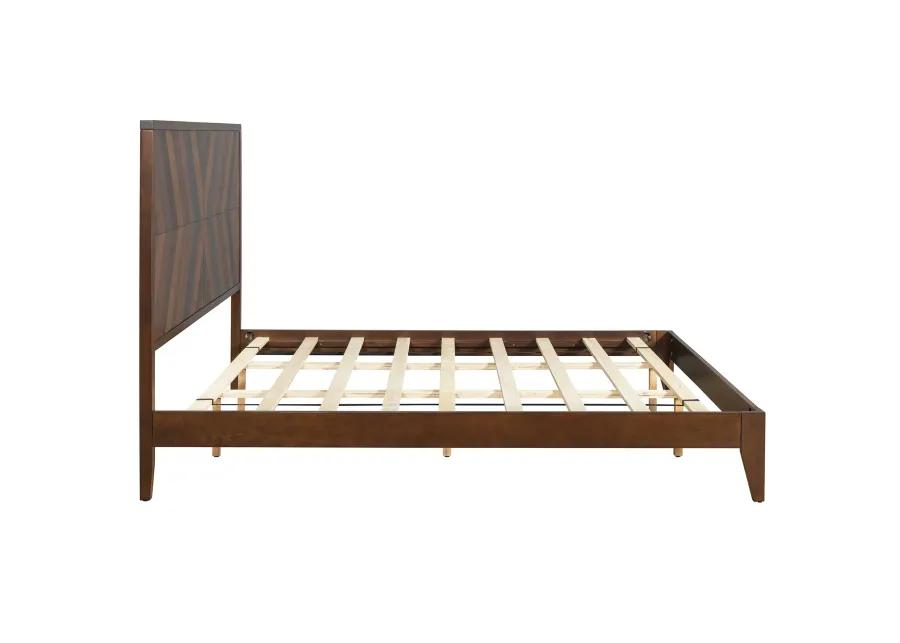 Merax Mid-Century Wood Platform Bed