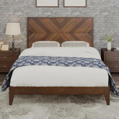 Merax Mid-Century Wood Platform Bed