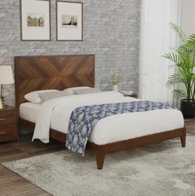 Merax Mid-Century Wood Platform Bed