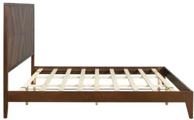 Merax Mid-Century Wood Platform Bed