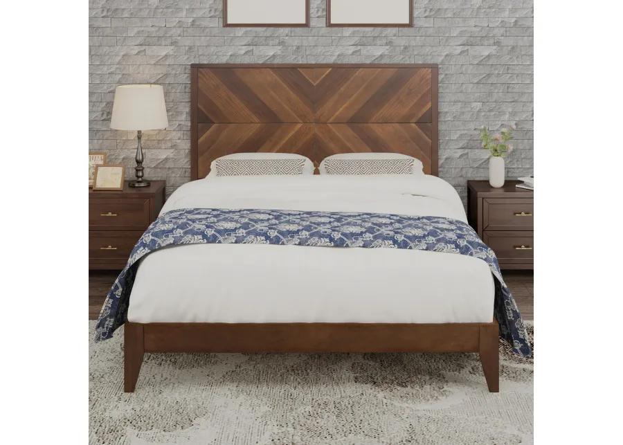 Merax Mid-Century Wood Platform Bed