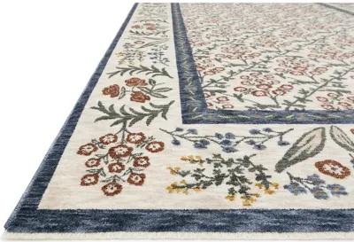 Kismet KIS02 Cream 3'7" x 5'2" Rug by Rifle Paper Co.