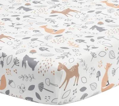 Bedtime Originals Deer Park 3-Piece Crib Bedding Set - Gray, Animals, Woodland