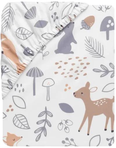 Bedtime Originals Deer Park 3-Piece Crib Bedding Set - Gray, Animals, Woodland