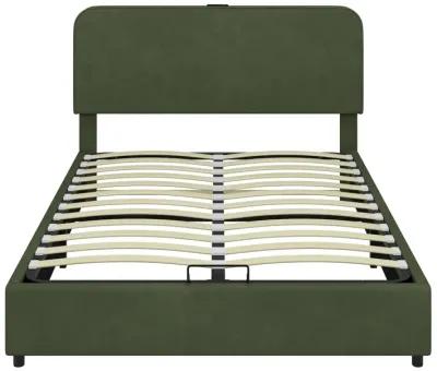 Merax Hydraulic Storage Bed Platform Bed