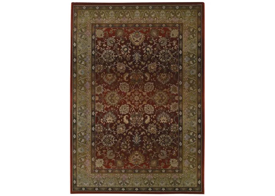 Generations 5'3" x 7'6" Red Rug