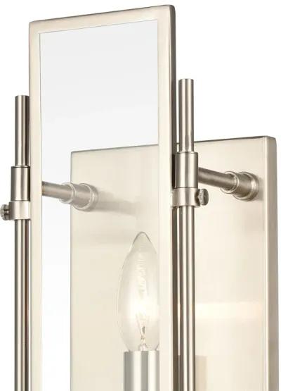 Mechanist 17'' Silver High 1-Light Sconce