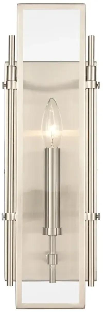 Mechanist 17'' Silver High 1-Light Sconce