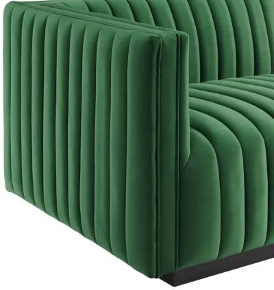 Conjure Channel Tufted Performance Velvet Sofa