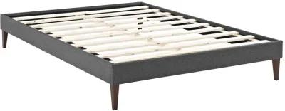 Modway - Tessie Full Fabric Bed Frame with Squared Tapered Legs