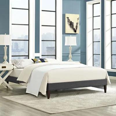 Modway - Tessie Full Fabric Bed Frame with Squared Tapered Legs