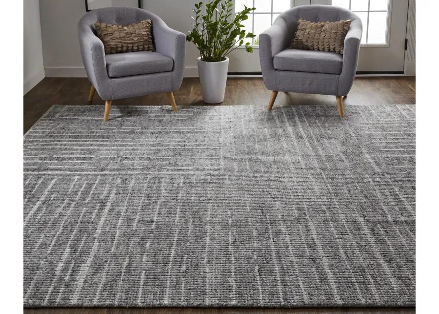 Alford 6913F Gray/Silver/Ivory 2' x 3' Rug