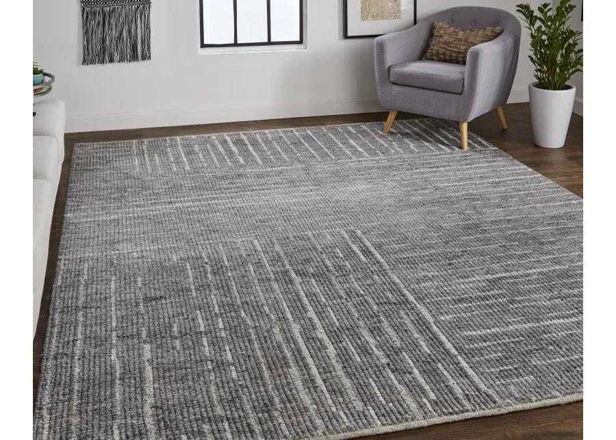 Alford 6913F Gray/Silver/Ivory 2' x 3' Rug