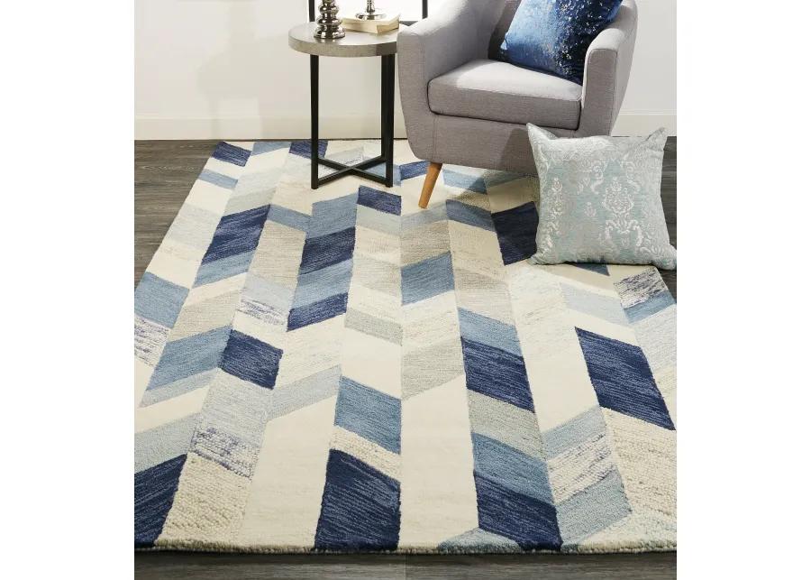 Arazad 8446F Blue/Ivory/Gray 2' x 3' Rug