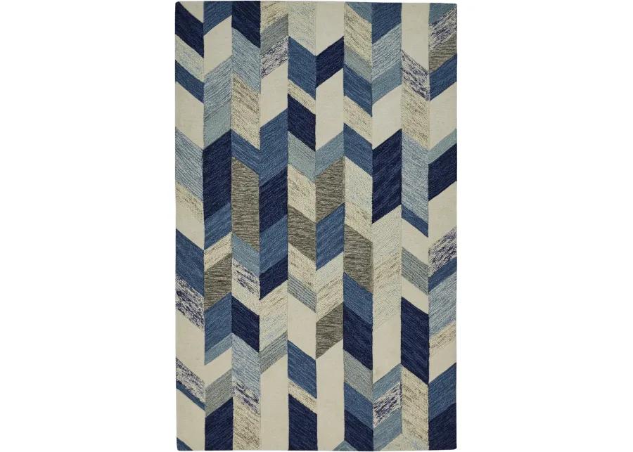 Arazad 8446F Blue/Ivory/Gray 2' x 3' Rug