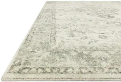 Rosette ROS02 Ivory/Silver 7'6" x 9'6" Rug