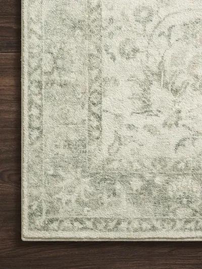 Rosette ROS02 Ivory/Silver 7'6" x 9'6" Rug