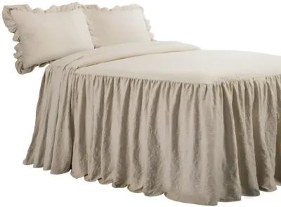 Ruffle Skirt Bedspread 3Pc Set