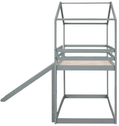 Merax Bunk Bed with Slide and Ladder