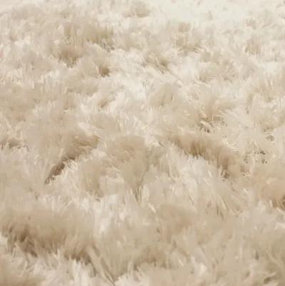 Billow Shag Billow Shag Ivory 6' 6" X 9' Rug