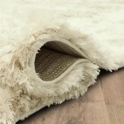 Billow Shag Billow Shag Ivory 6' 6" X 9' Rug