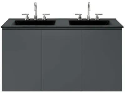 Bryn 48" Wall-Mount Double Sink Bathroom Vanity