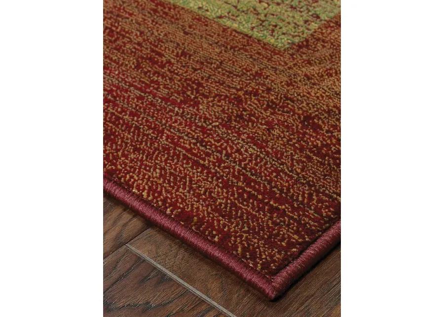 Kharma II 2'6" x 9'1" Green Rug