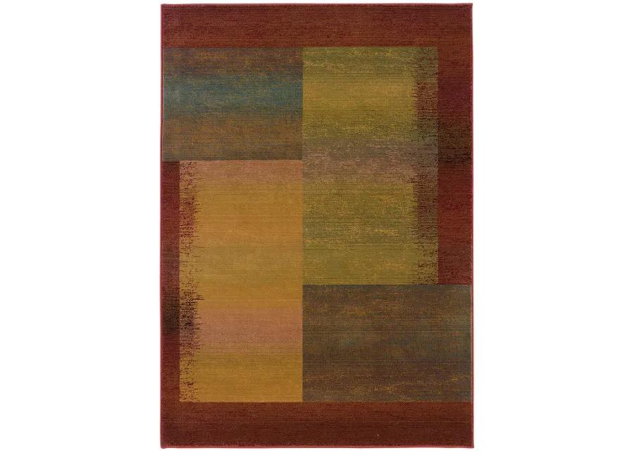 Kharma II 2'6" x 9'1" Green Rug