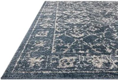 Gigi Navy/Stone 4'0" x 6'0" Accent Rug by Magnolia Home by Joanna Gaines x Loloi