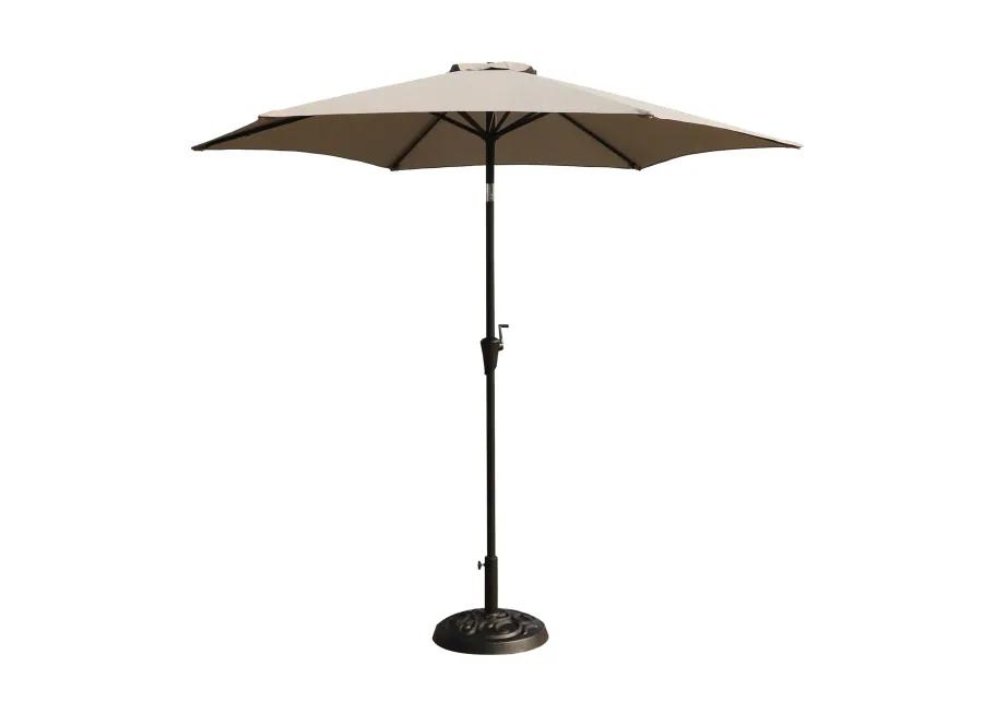 9' Pole Beige Umbrella with Carry Bag