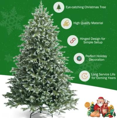 7 Feet Artificial Christmas Tree with 1260 Mixed PE and PVC Tips