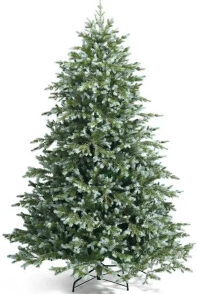 7 Feet Artificial Christmas Tree with 1260 Mixed PE and PVC Tips